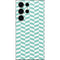 Blue White Chevron Galaxy S25 Ultra Skin